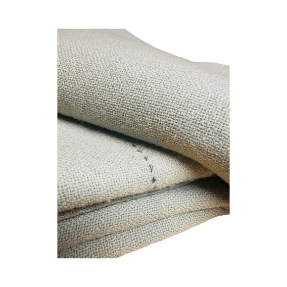 Handwoven Three Weavers Houston Sage Green 100% Virgin Wool Blanket 5’x7’ (2) - Picture 5 of 6